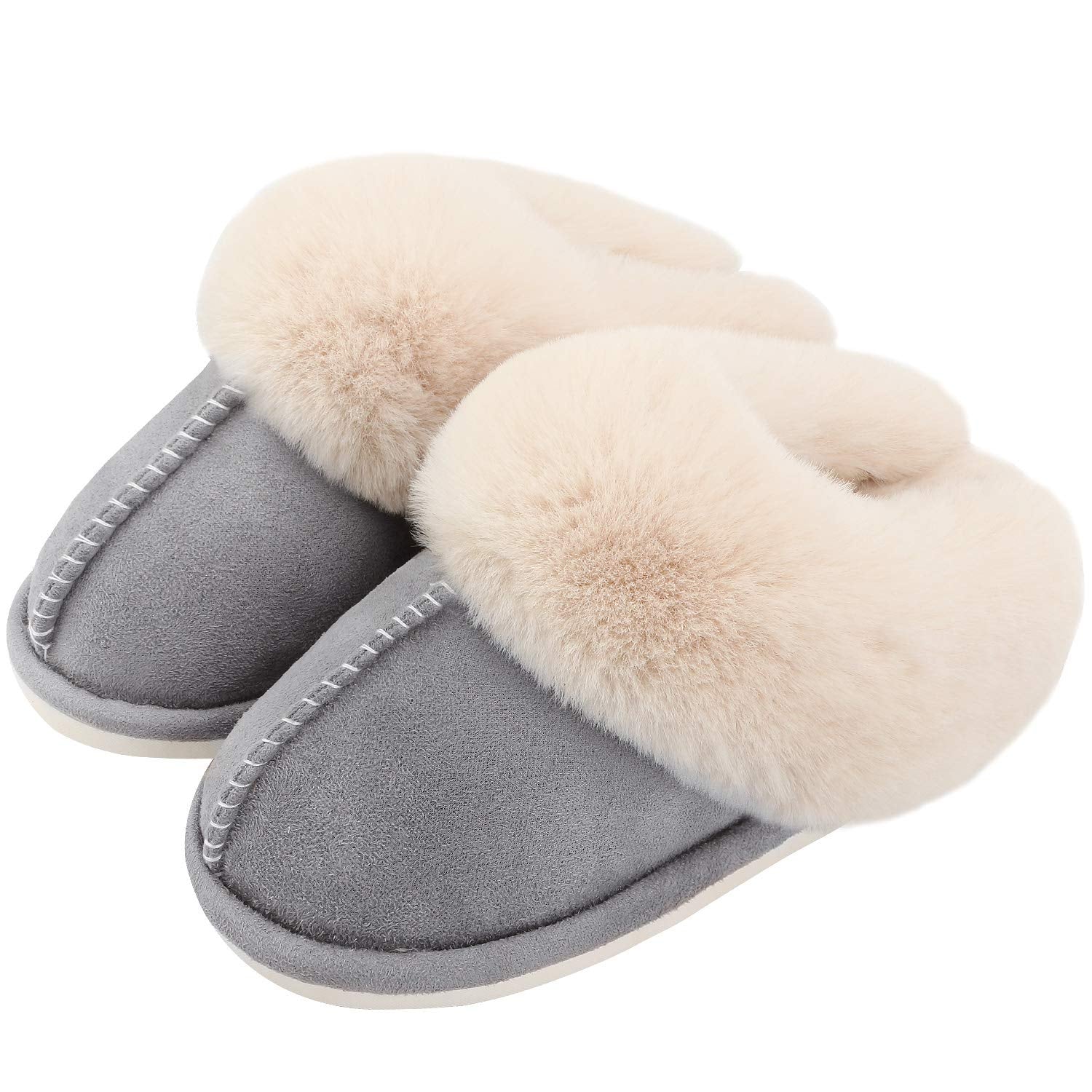 🔥EARLY WINTER PRE-SALE -50% OFF🔥LADIES FLUFFY LINED WARM NON SLIP SLIPPERS