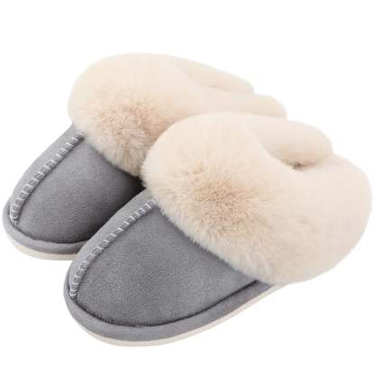 🔥EARLY WINTER PRE-SALE -50% OFF🔥LADIES FLUFFY LINED WARM NON SLIP SLIPPERS