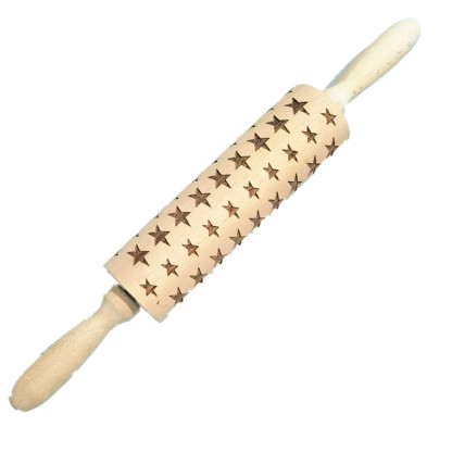 CHRISTMAS EMBOSSING ROLLING PIN