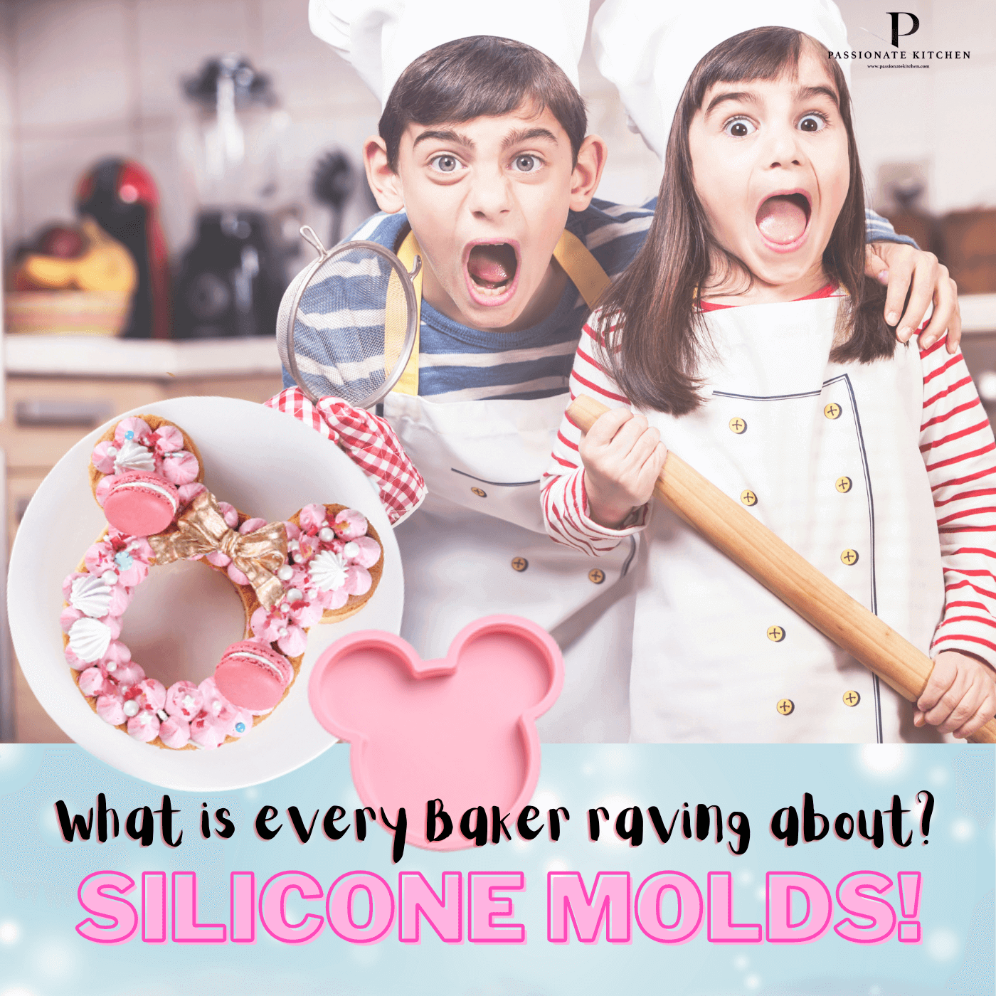 Best-Selling Non-Stick Easy Cake Layer Silicone Cake Molds!