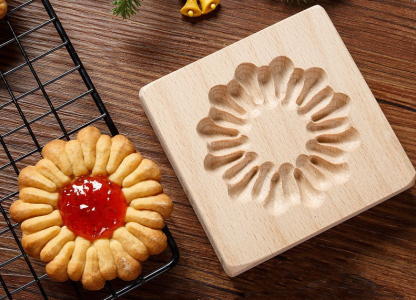 🎁EARLY CHRISTMAS SALE- 56% OFF🎁WOOD PATTERNED COOKIE CUTTER - EMBOSSING MOLD FOR COOKIES