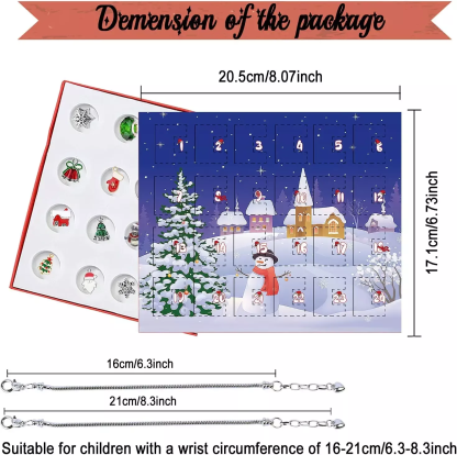 🎅Christmas Pre Sale🎄-DIY Christmas Advent Calendar Bracelets Set🎁
