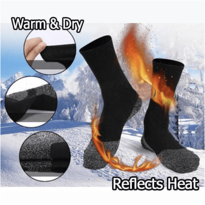 ALUMINIZED INSULATION FIBERS THERMAL SOCKS