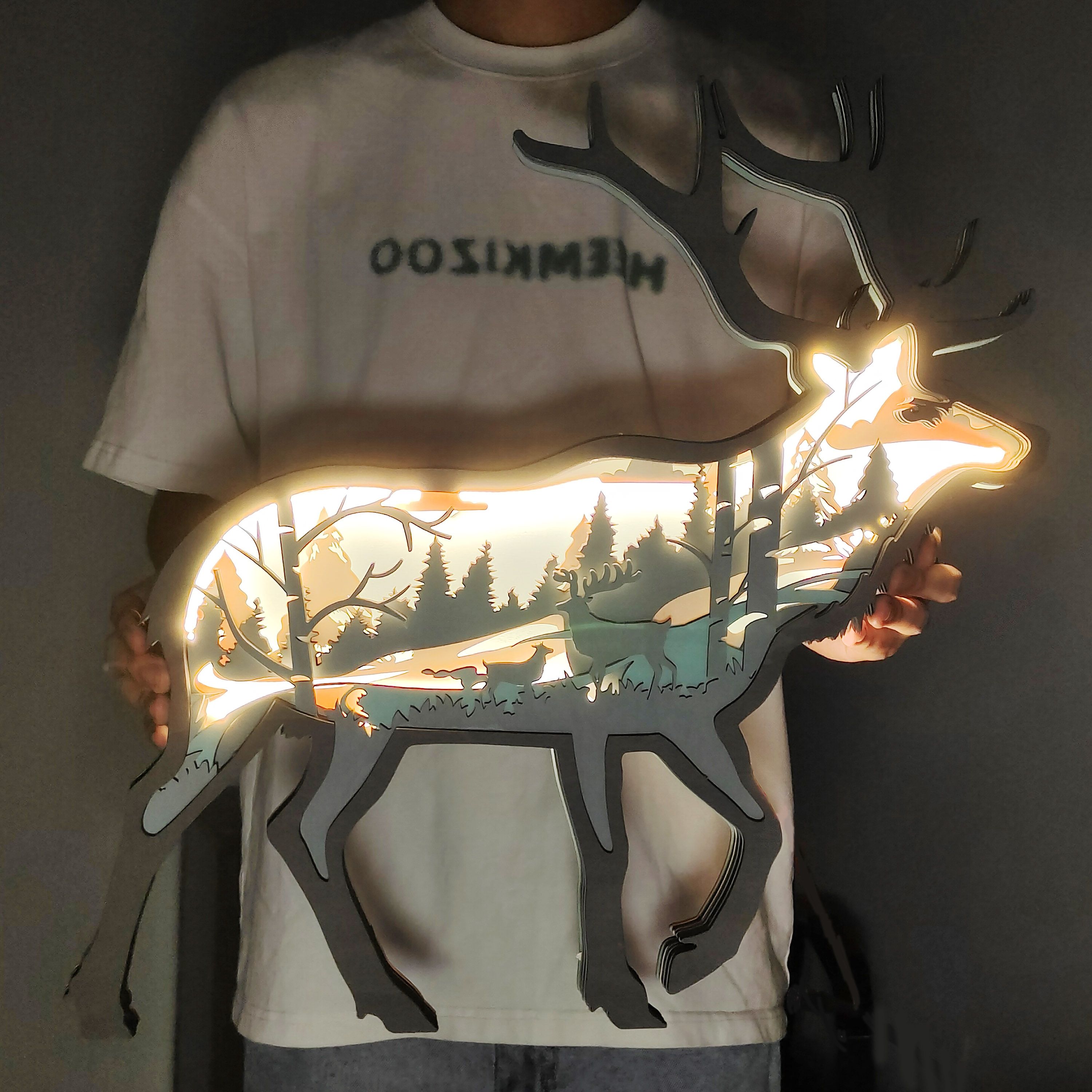 Christmas Flash Sale✨-Elk Carving Handcraft Gift