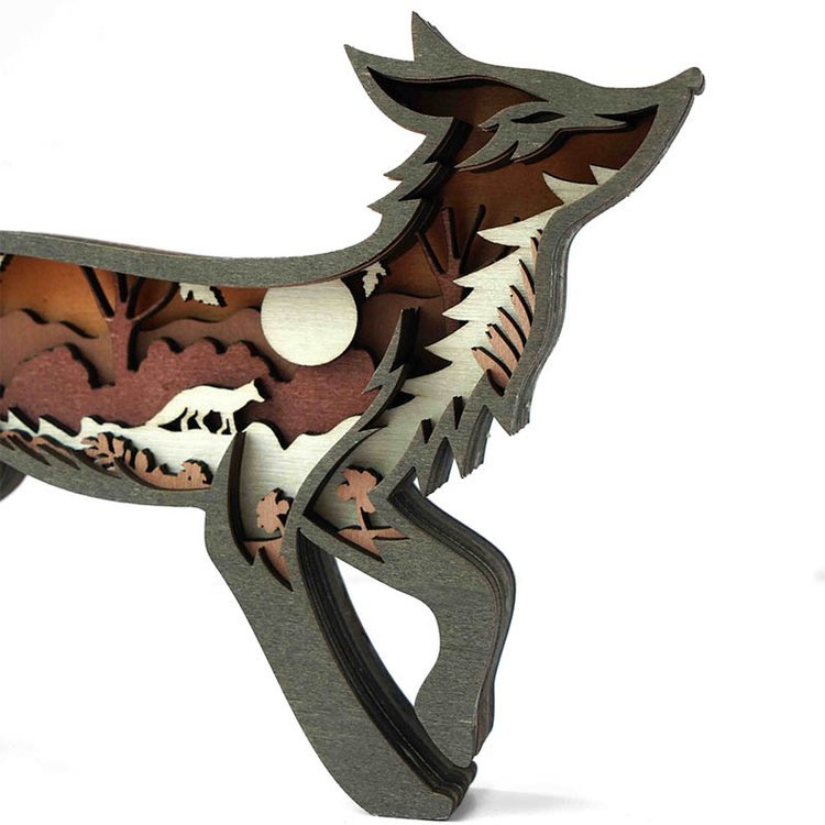 HOT SALE🔥-Running Fox Carving Handcraft Gift