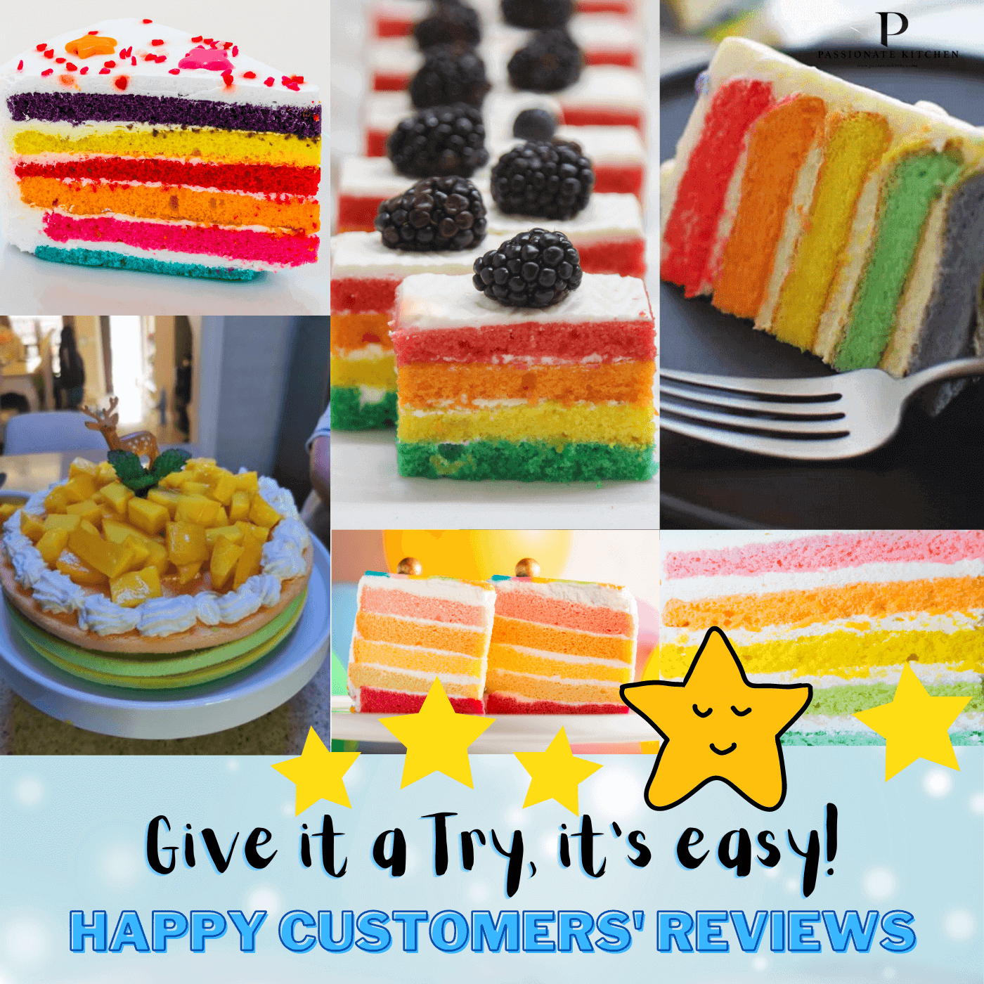 Best-Selling Non-Stick Easy Cake Layer Silicone Cake Molds!