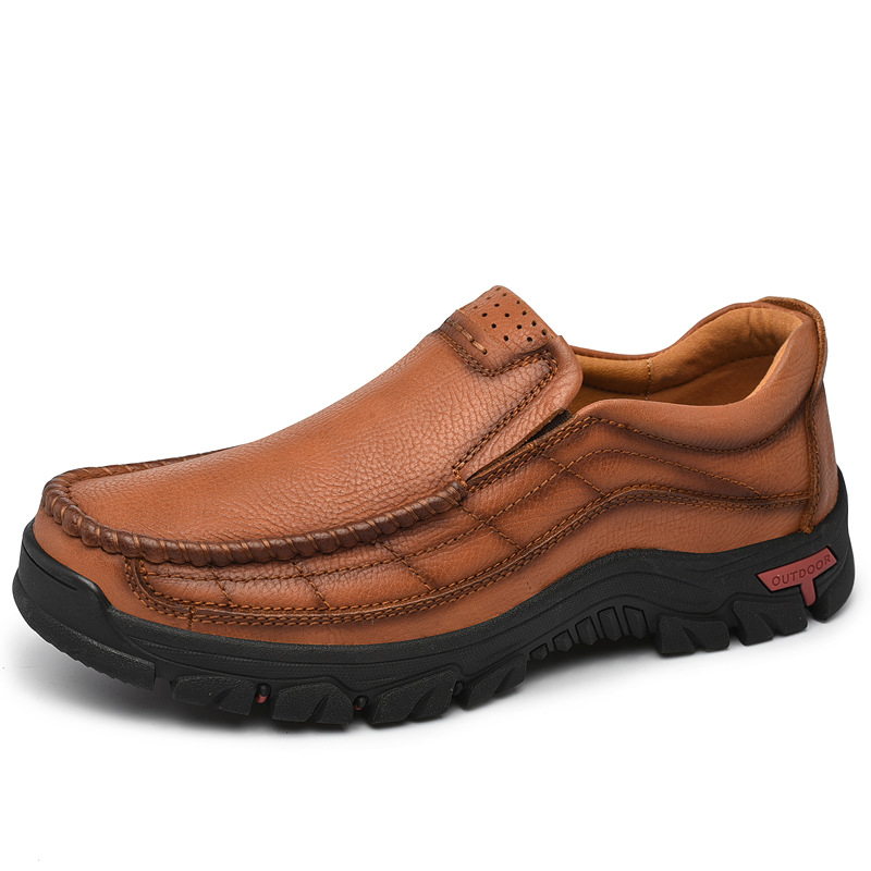 Men's Casual Breathable Leather Loafers