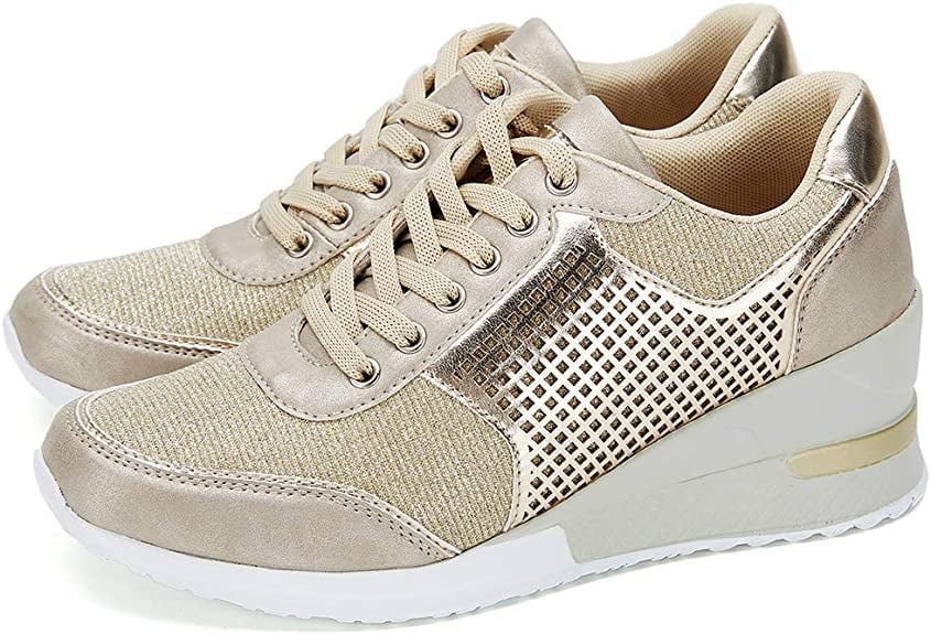 🌞LABOR DAY SUMMER CLEARANCE🌞High Heeld Wedge Sneakers For Women