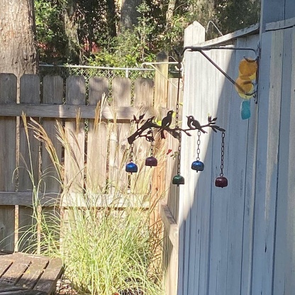 Birds w/Bells Multicolor Wind Chime