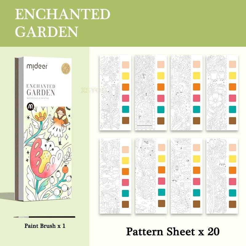 (🎅EARLY CHRISTMAS SALE-49% OFF) Pocket Watercolor Painting Book ⚡ BUY 4 GET EXTRA 20% OFF
