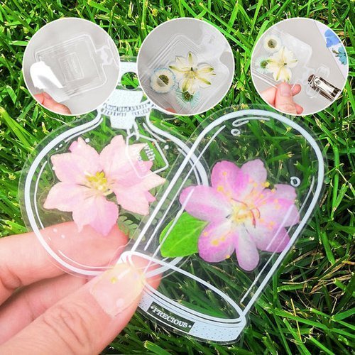 DIY Transparent Dried Flower Bookmarks(15pcs/set)💝FREE GIFT RIBBON