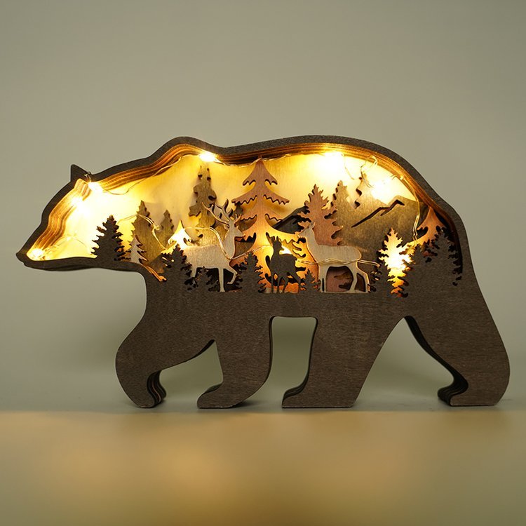Christmas Flash Sale✨-Bear Carving Handcraft Gift