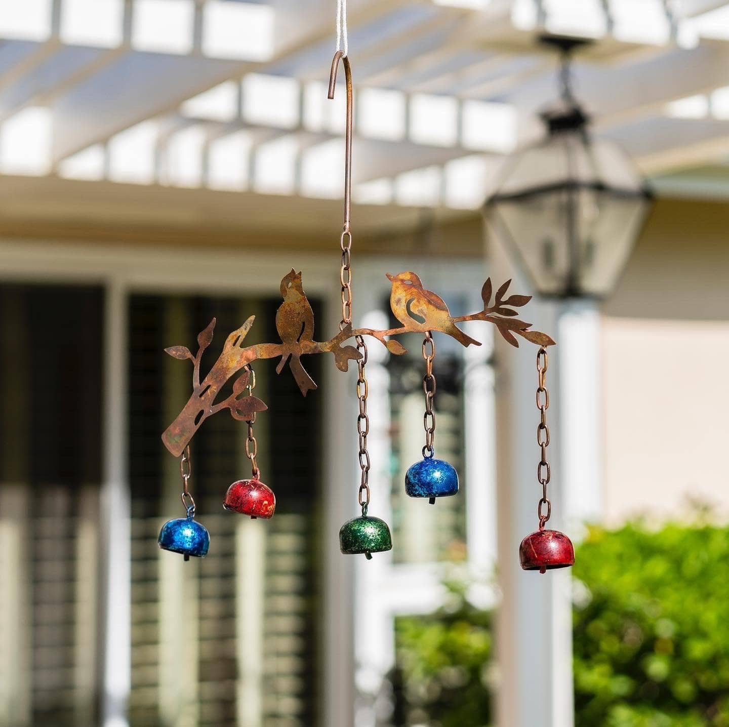 Birds w/Bells Multicolor Wind Chime