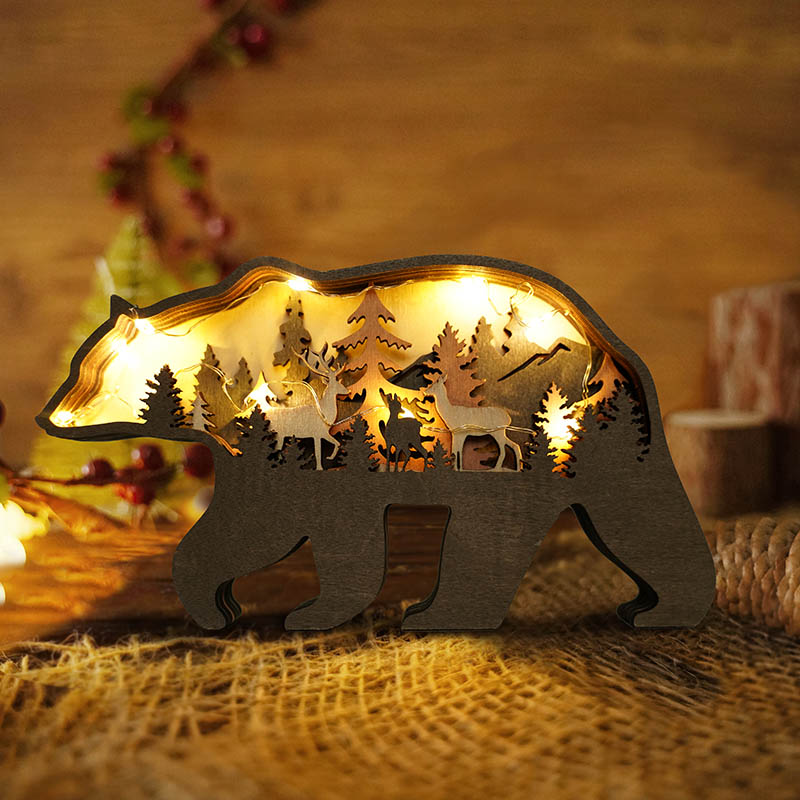 Christmas Flash Sale✨-Bear Carving Handcraft Gift