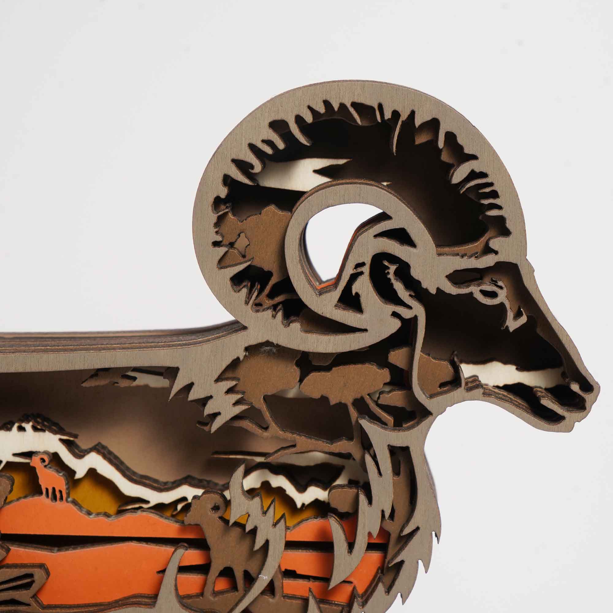 New Arrivals✨-Bighorn Sheep Carving Handcraft Gift
