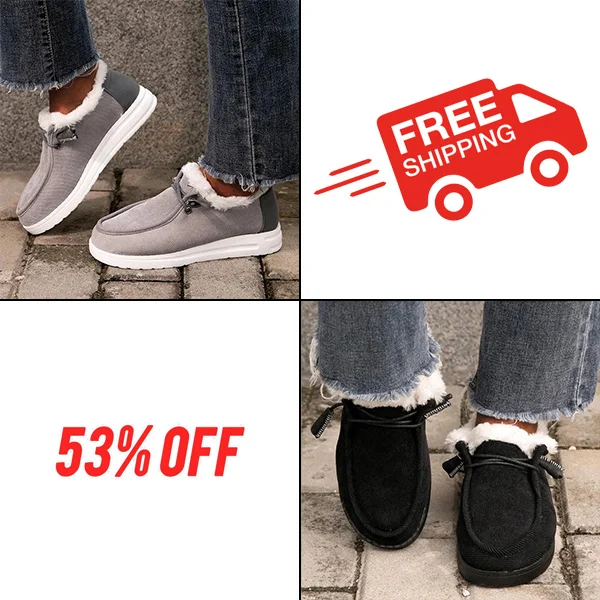 WOMEN‘S SOFT HEAD THICK BOTTOM ORTHOTIC ARCH SUPPORT WOOL THICK WARM COTTON SHOES