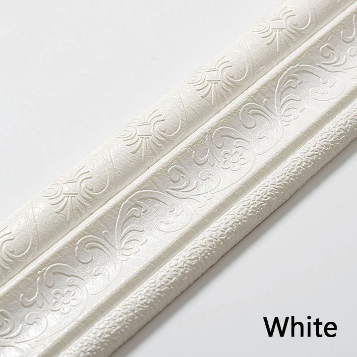 🔥Last Day Promotion - 49% OFF🔥 Self-Adhesive Environmental Protection 3D Wall Edging Strip (7.55 FEET/ROLL)
