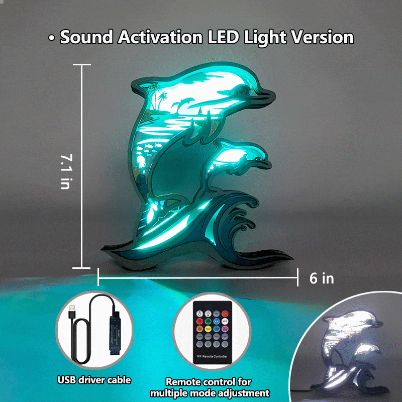 Dolphin Carving Handcraft Gift