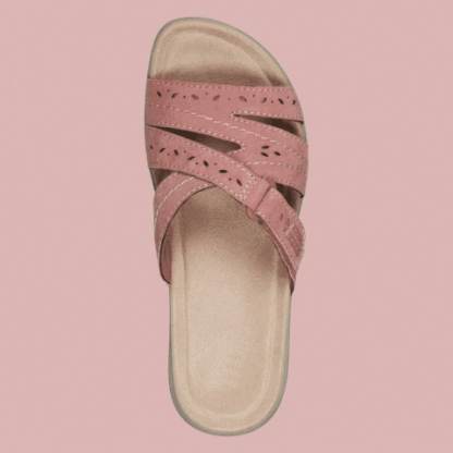 New Comfortable Leather Belt Slippers