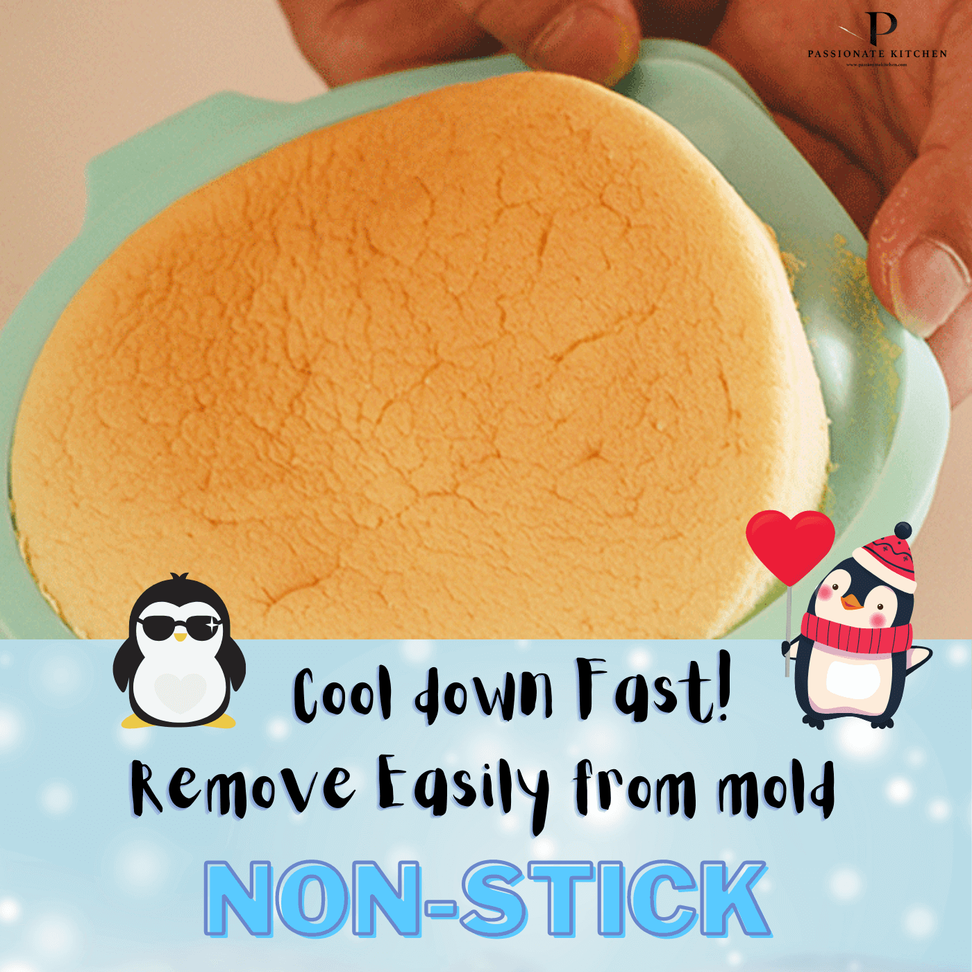 Best-Selling Non-Stick Easy Cake Layer Silicone Cake Molds!