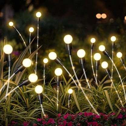 🔥LAST DAY 49% OFF🔥 IP65 Waterproof Solar Powered Firefly Garden Light