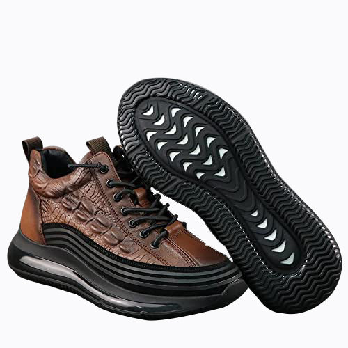Men's Cowhide Sports Air Cushion Casual Shoes