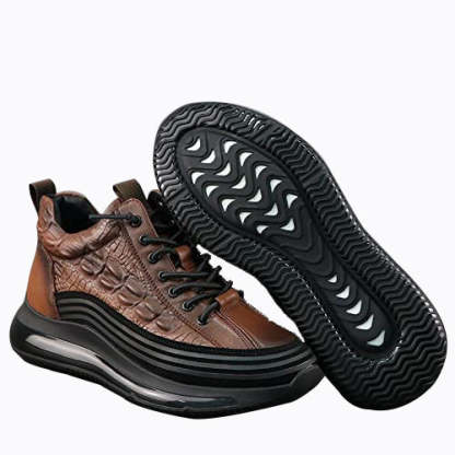 Men's Cowhide Sports Air Cushion Casual Shoes