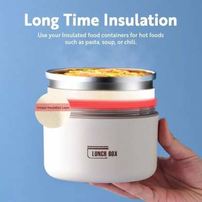 🔥LAST DAY DISCOUNT🔥SAVE 43🔥PORTABLE INSULATED LUNCH CONTAINER SET