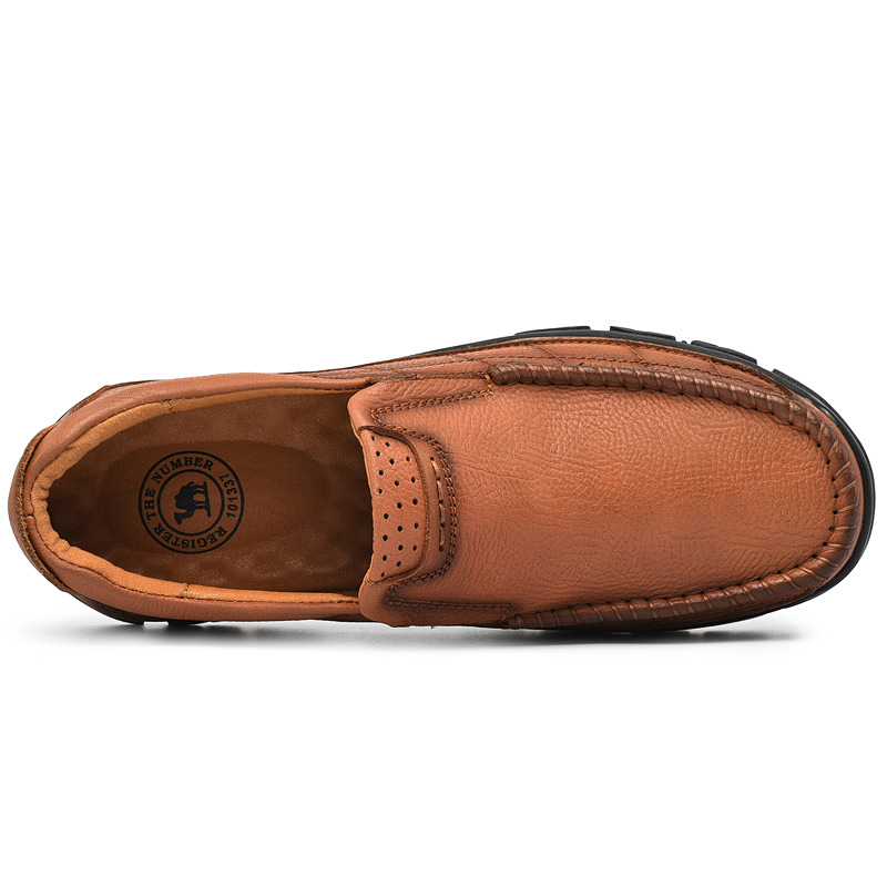 Men's Casual Breathable Leather Loafers