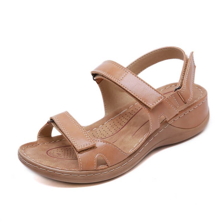 <HOT SALE> ❗ Women Summer Wedges Open Toe Comfy Walking Work Sandals