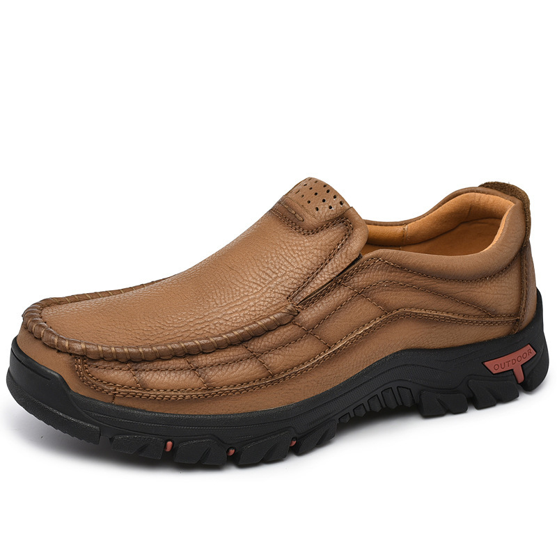 Men's Casual Breathable Leather Loafers