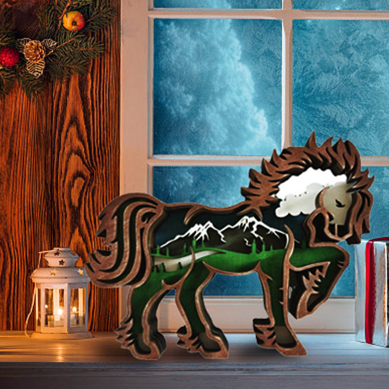 Summer Sale - Horse Carving Handcraft Gift