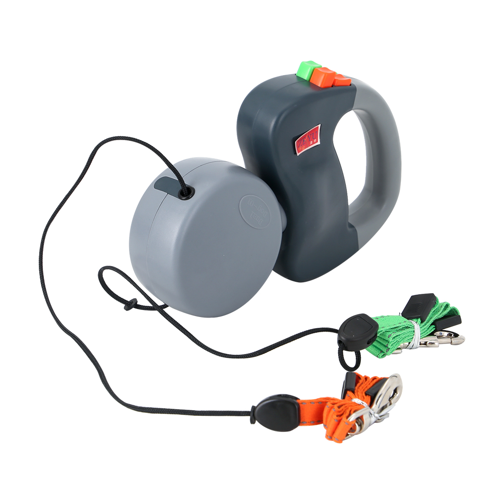 Dual Lighted Retractable Leash