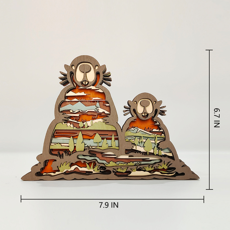 New Arrivals✨-Groundhog Carving Handcraft Gift