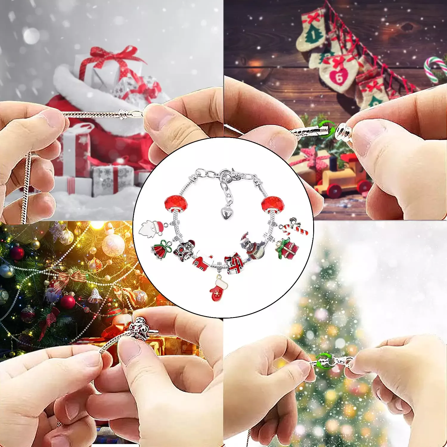 🎅Christmas Pre Sale🎄-DIY Christmas Advent Calendar Bracelets Set🎁