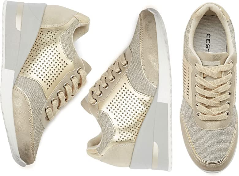 🌞LABOR DAY SUMMER CLEARANCE🌞High Heeld Wedge Sneakers For Women