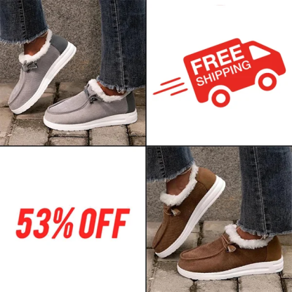 WOMEN‘S SOFT HEAD THICK BOTTOM ORTHOTIC ARCH SUPPORT WOOL THICK WARM COTTON SHOES