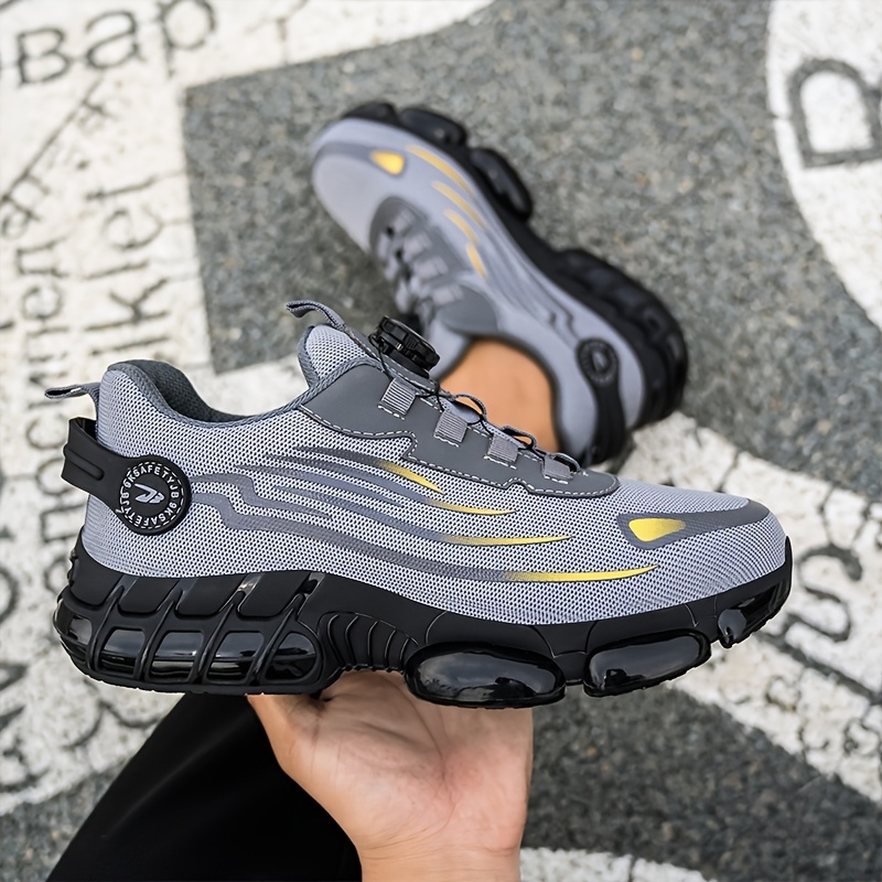 Men's Lightweight Breathable Low-Top Work Shoes