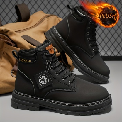 Men's Thick Warm Lining Winter Snow Boots
