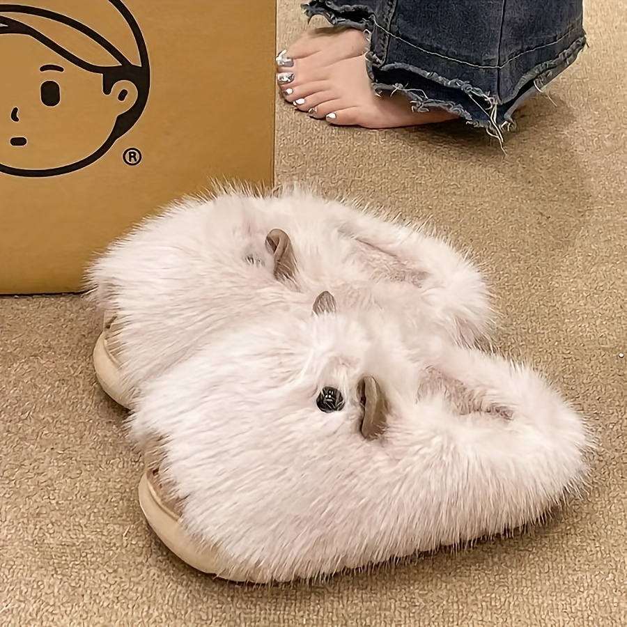 Soft Non-Slip Cute Plush Slippers