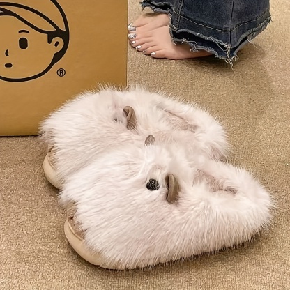 Soft Non-Slip Cute Plush Slippers