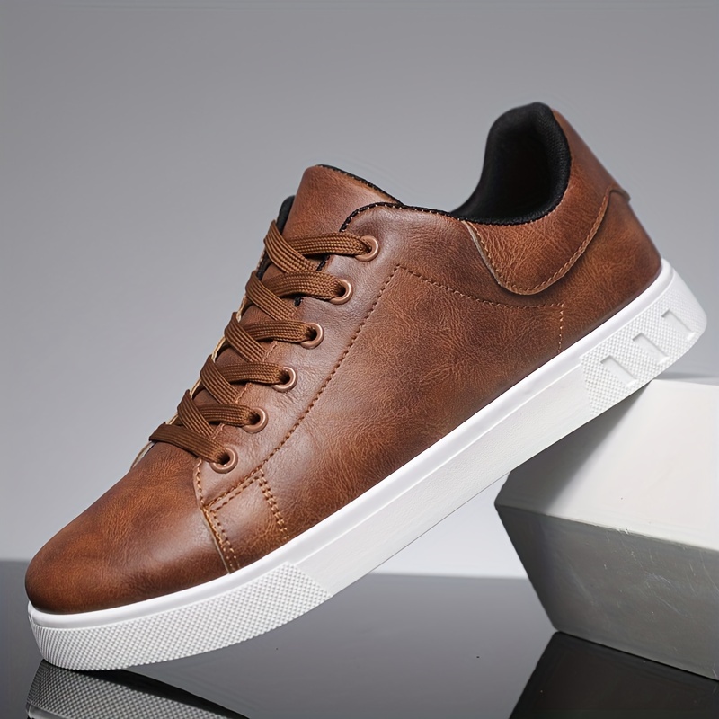Leather Casual Lightweight Minimalist Skate Shoes
