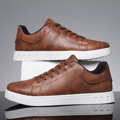 Leather Casual Lightweight Minimalist Skate Shoes