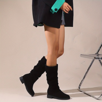 Women's Slouchy Mid Calf Boots