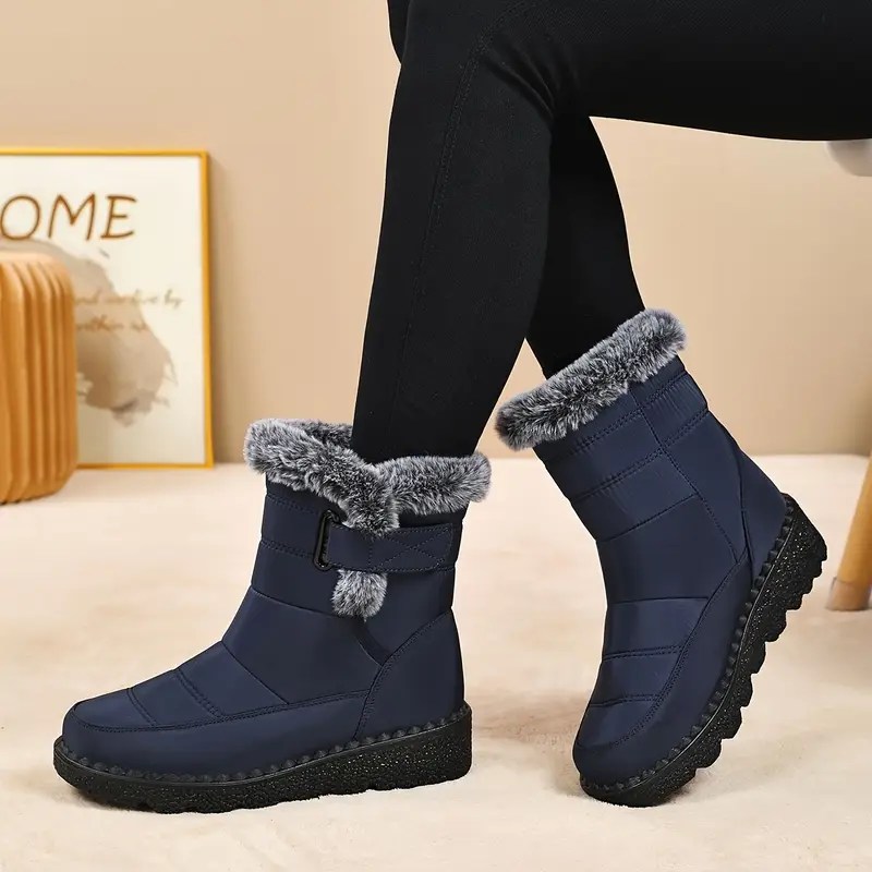 suitable for all this winter warm womens fur shoe is a casual snow boot with soft and warm lining stylish and trendy casual womens shoes details 6