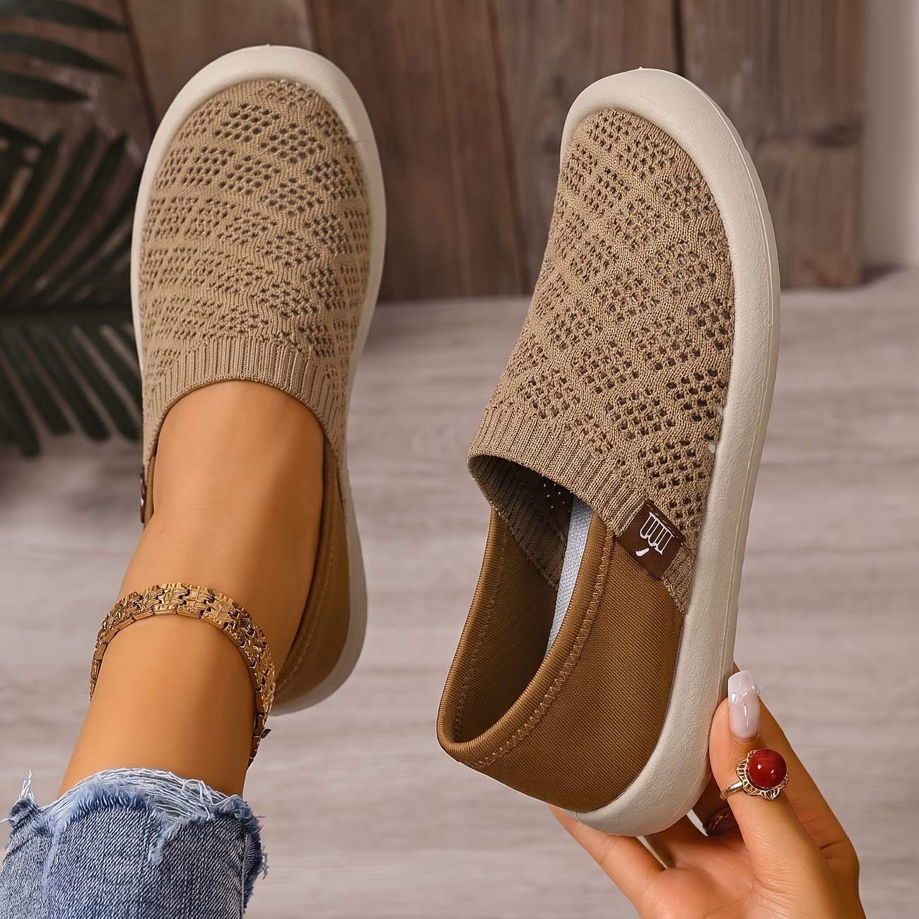 new womens round toe sneakers soft sole non slip slip   shoes summer lightweight breathable comfortable student shoes women shoes details 0