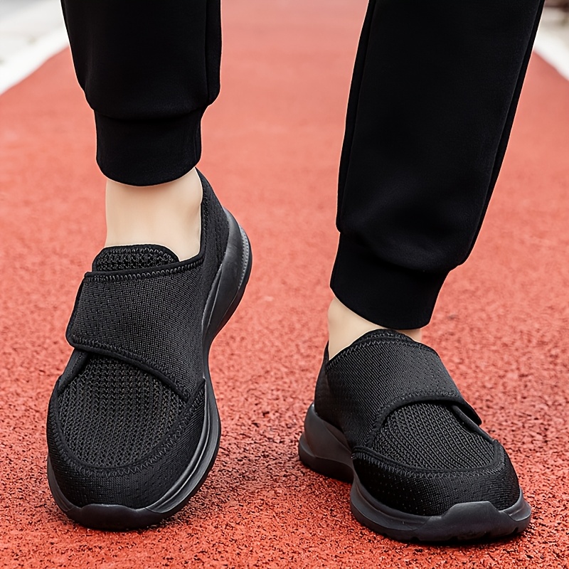 Orthopedic Wide Feet Swollen Walking Shoes - Adjustable Hook-and-Loop Fastener Closure