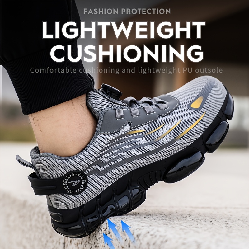 Men's Lightweight Breathable Low-Top Work Shoes