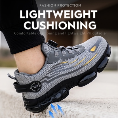 Men's Lightweight Breathable Low-Top Work Shoes