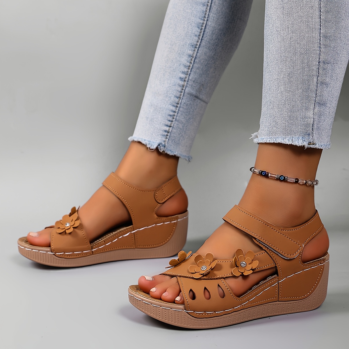 Thick-soled Wedge Beach Sandals
